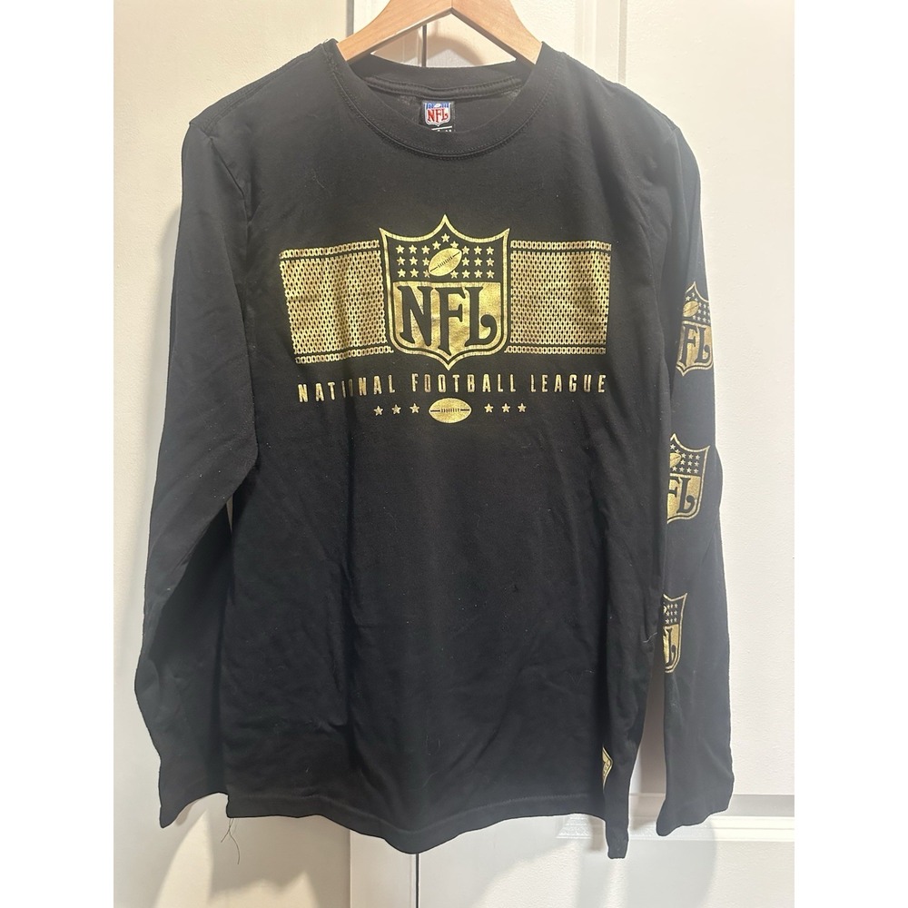 NFL Women's Black‎ Long Sleeve Tshirt Small